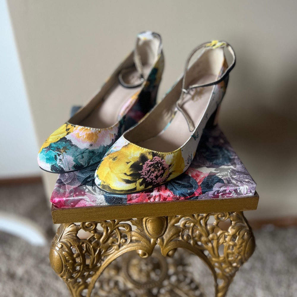 Floral Heels from Anthropologie